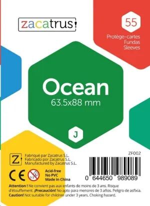 Portada de FUNDAS ZACATRUS OCEAN STANDARD 63.5MM X 88MM (55)