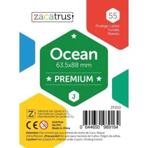Portada de FUNDAS ZACATRUS OCEAN PREMIUM 63.5 MM X 88 MM (55)                         