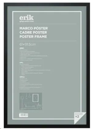Portada de POSTER MARCO MDF NEGRO 61 X 91 CM