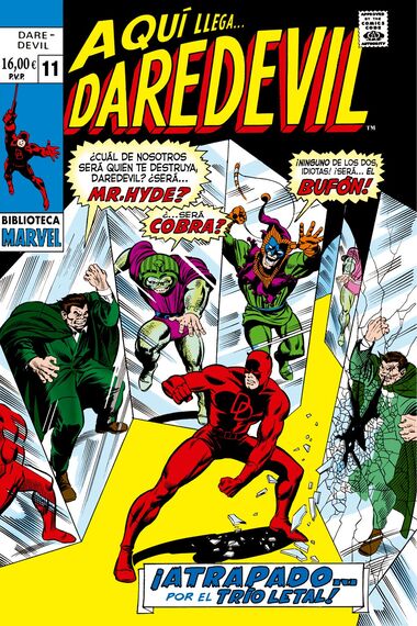 Portada de BIBLIOTECA MARVEL 140. DAREDEVIL 11