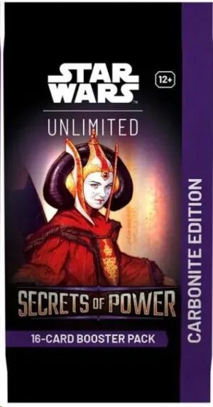 Portada de STAR WARS UNLIMITED SECRETOS DEL PODER CARBONITE BOOSTER (INGL�S)
