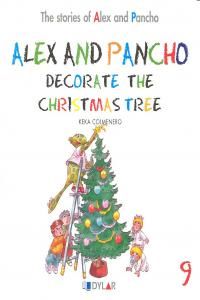 Alex and Pancho decorate the Christmas tree